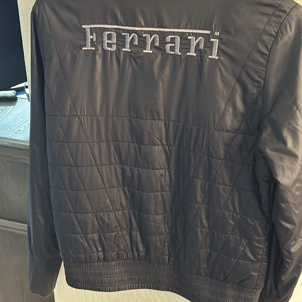 Authentic scuderia Ferrari black racer jacket puma women’s med - Picture 9 of 14
